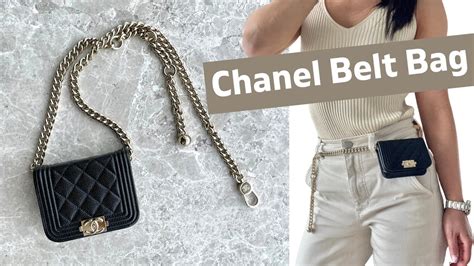 chanel belt bag with chain|chanel belt bag 2022.